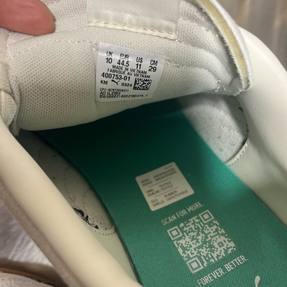 Puma Men’s White Sneakers - Picture 5 of 6